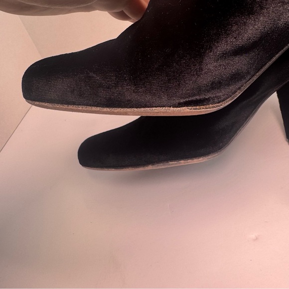 Free People Cecile Suede Ankle Block Heel Boots Sz 8 - Picture 5 of 15